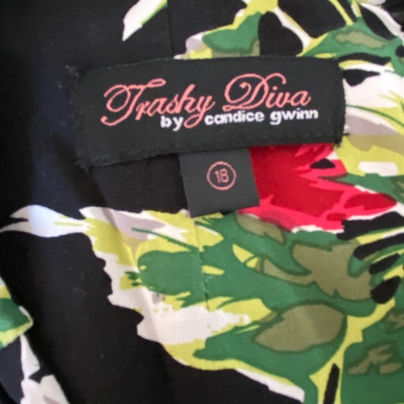 Trashy Diva Mai Tai dress in Garden Party size 18 - Picture 2 of 3